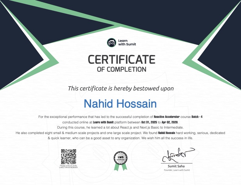 LWS Course Completion cover